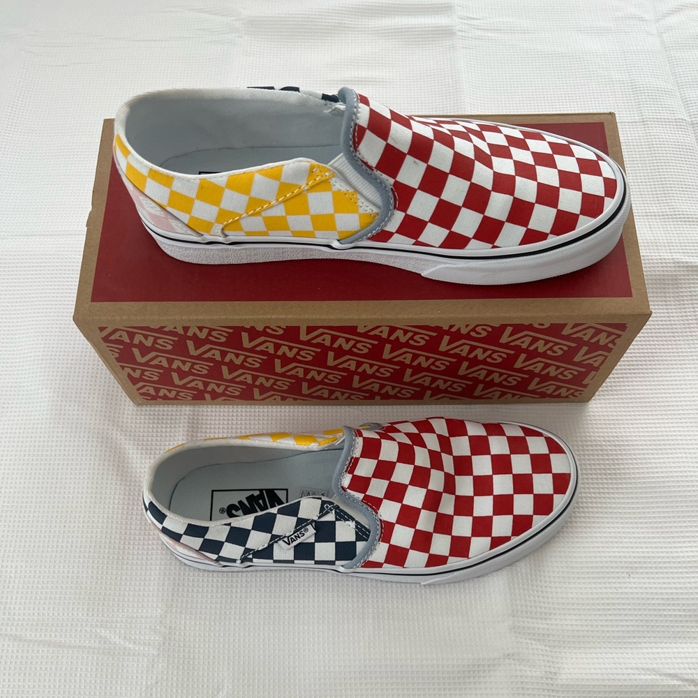Vans Asher Slip On Women Sneaker Multi Color